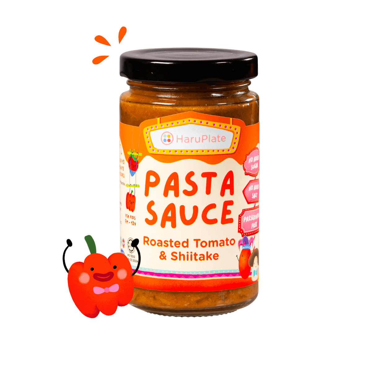 HaruPlate Pasta Sauce – Roasted Tomato & Shiitake