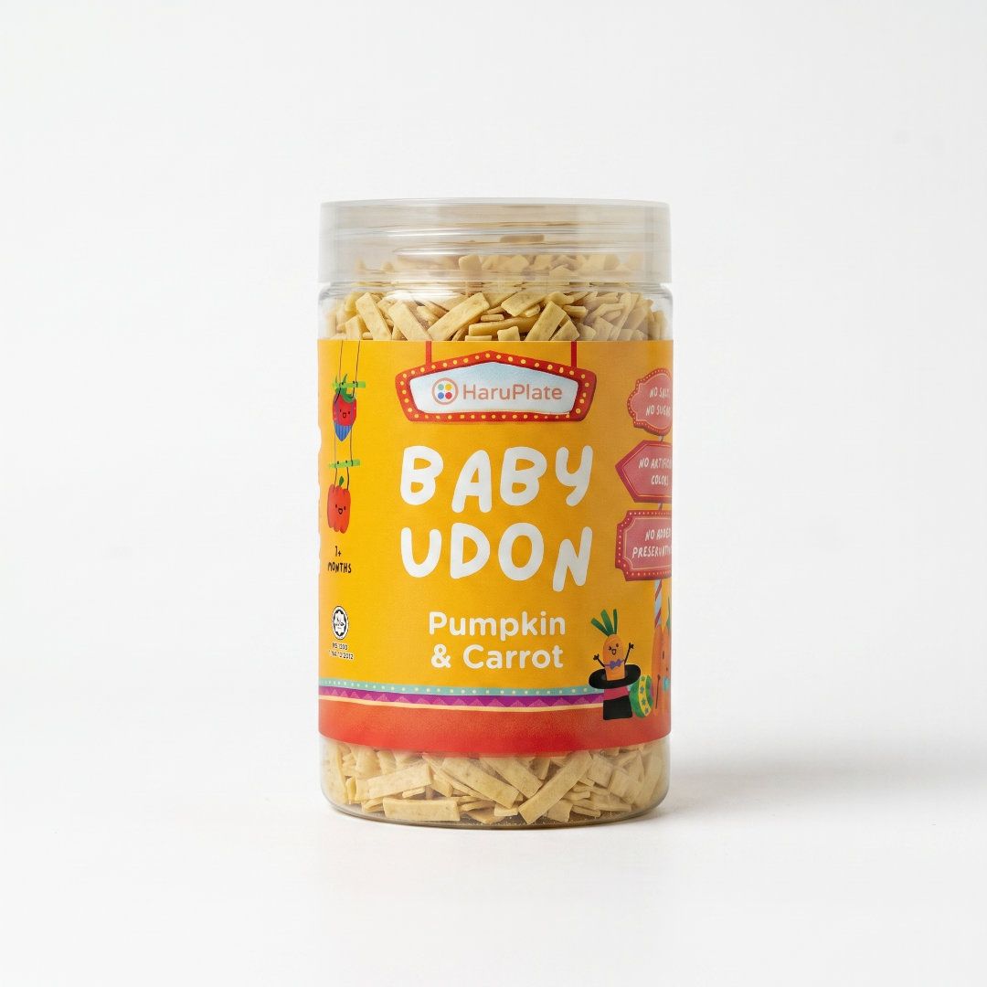 HaruPlate Baby Udon – Pumpkin & Carrot