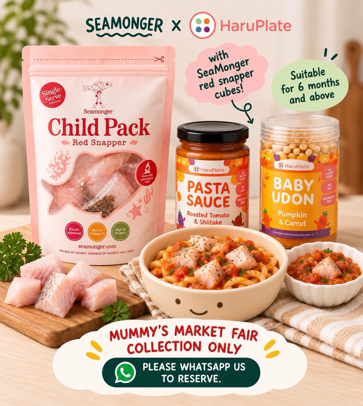 Seamonger × HaruPlate Red Snapper Meal Bundle