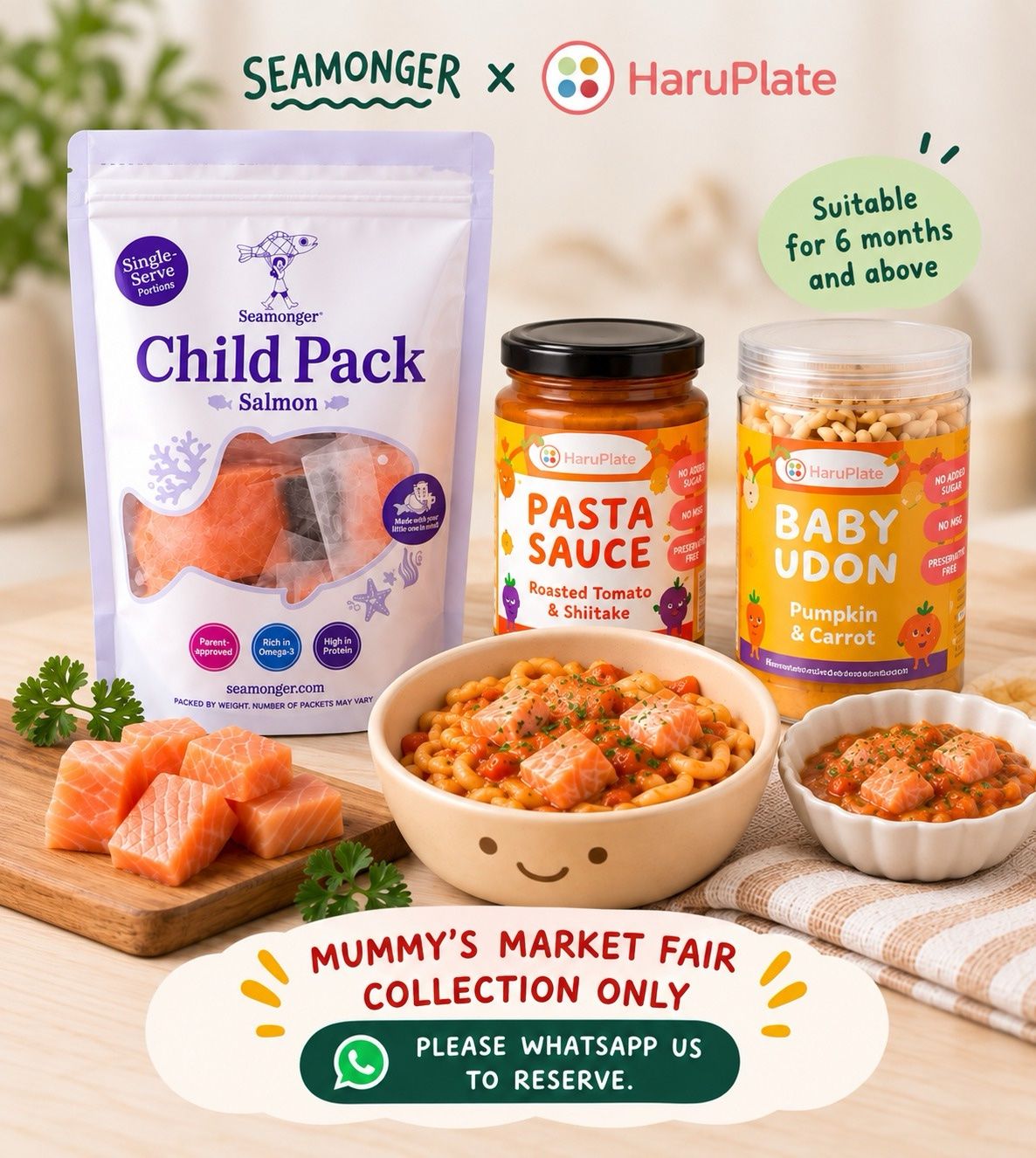 Seamonger × HaruPlate Salmon Meal Bundle